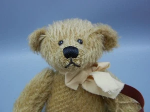Vintage Russ Mohair Kollektion BÄR hellbraun Schnalle 8,5" mit Etikett - Bild 1 von 8