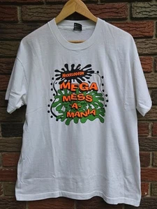 T-shirt vintage Nickelodeon Mega Mess A Mania XL - Foto 1 di 6