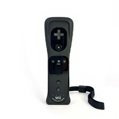 Controller Wii Remote con Wii Motion Plus Nero Nintendo Wii Testato - Immagine 1 di 2