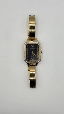Reloj Citizen Silhouette Cristal Mujer Eco-Drive Oro Joyería 23MM EM0982-54E Foto 1 de 4