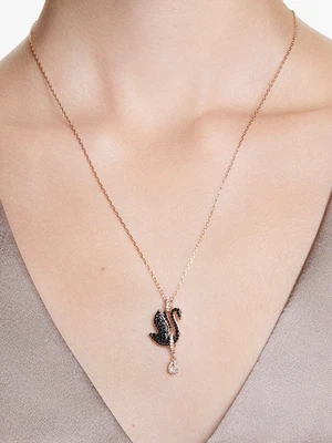 Nuevo Accesorio Collar Swarovski Diamante Blanco Cisne Negro 5678045 Foto 1 de 4