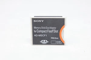 Sony AD-MSCF1 Memory Stick Duo Adapter for Compact Flash - Picture 1 of 3