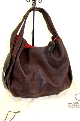 Bolso Hobo Grande Coach Guante Cuero Sangre de Buey 39 Bandido 86760 RARO Foto 1 de 4