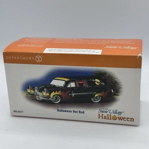 Haunted Halloween Hot Rod - Department 56 Snow Village Spooky Hearse Car Box - Picture 1 of 21