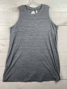 Cacique Schlafshirt Nachthemd Gr. 26/28 grau schwarz Spitze Cutout weich Rippstrick - Bild 1 von 7