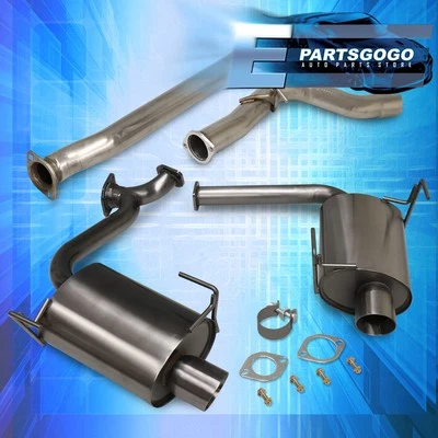 For 08-14 Subaru Impreza WRX 4DR S/S Catback Exhaust 4" Gray Muffler Tip GODSNOW Foto 1 de 4