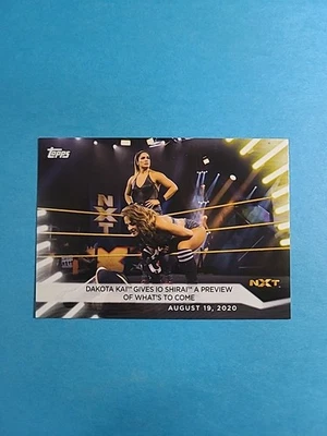 Dakota Kai 2021 Topps WWE Women's Division Wrestling Card # 60 J0313 - Image 1 of 2