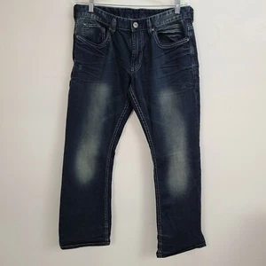 Pantalones de mezclilla elásticos con cremallera Buffalo David Bitton para hombre 32 King - Imagen 1 de 12
