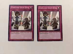 Compulsory Escape Device Trap Card YUGIOH 1st Ed 48216773 REDU-EN074 - Picture 1 of 3