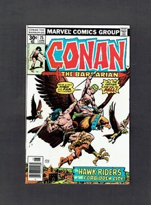 Conan the Barbarian #75 Vs. The Hawk-Riders Marvel Comics 1977 VF Ernie Chan Cvr - Picture 1 of 2