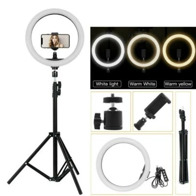 HQ-18N 18 inch 45cm LED Ring Vlogging Photography Video Lights Kits with Remote  - Image 1 of 4