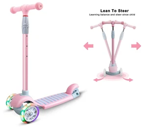 67i Scooter for Kids 3 Wheel Light Up Scooter; Adjust Ages 3-12 - Picture 1 of 5