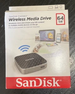 SanDisk Connect Wireless Media Drive 64GB - Picture 1 of 9