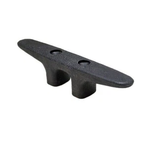 6 Inch Black Plastic Boat Cleat - Bild 1 von 4