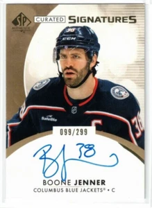 2023-24 SP AUTHENTIC BOONE JENNER CURATED SIGNATURES AUTO 099/199 #SPC-BJ - Picture 1 of 1