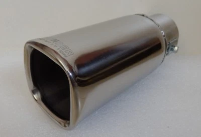 Auspuffblende Endrohr Blende Auspuff EDELSTAHL 80 x 80 mm e-geprüft  i60 - Bild 1 von 4