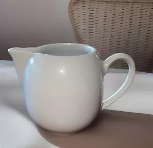 Pillivuyt Sancerre Creamer / Milk Jug ~. Porcelain White ~ 5 Ounce ~ 3” X 4-1/2” - Picture 1 of 7