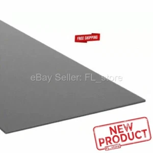 Foglio Plastica Nero Polietilene Alta Densità Spessore 1/8" x 24" L X 24" W HDPE - Foto 1 di 12