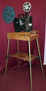 Vintage Karba Portable Projector Stand Folding Cine Home Movie Cinema 16mm Super - Picture 1 of 9