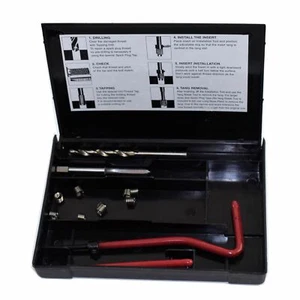 3/16 "x 32 BSF Thread Tap Repair Cutter Kit Helicoil Hilos dañados 14pc Kit - Imagen 1 de 4