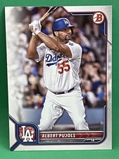 Albert Pujols 2022 Bowman Baseball #39 Dodgers