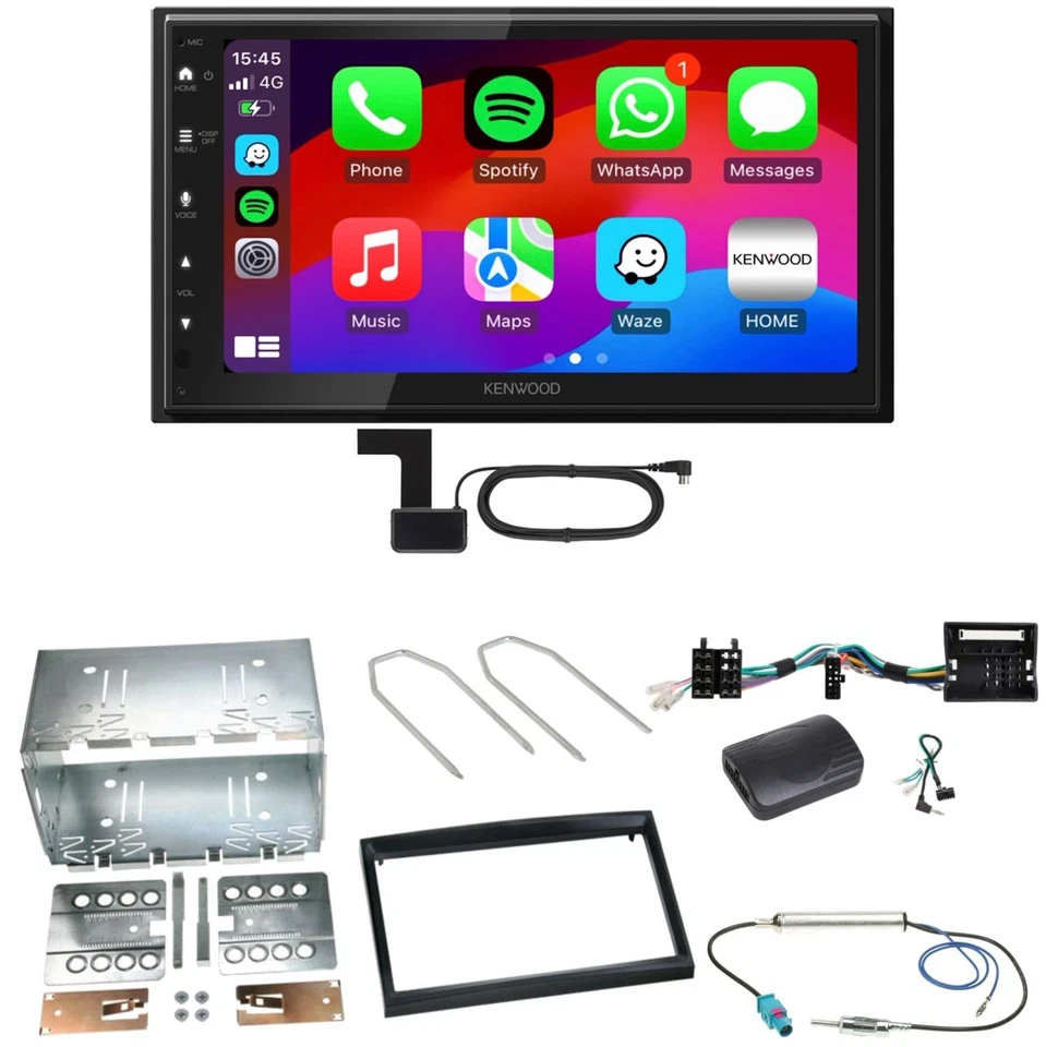 Kenwood DMX6523DABS Android Auto Einbauset für Citroen C2 C3 Berlingo Jumpy - Bild 1 von 1