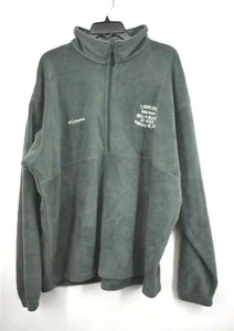 Columbia Sportswear Men Green 1/2 Zip Wal Mart 7,000,000 Safe Hours Pullover 2XL - Picture 1 of 8