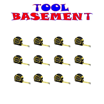 12 x Stanley 1-30-696 5m/16ft pocket tape measure tylon blade - 30-696 030696 - Image 1 of 3