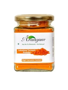 Aranyam - Raw Lakadong | High Curcumin (7-10%) | Turmeric Powder | Haldi | 100g - Picture 1 of 10