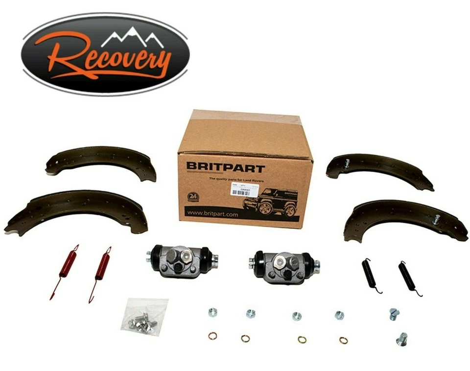 Land Rover Series 2/3 SWB 88  Rear Brake Shoe & Wheel Cylinder Kit - DA6043 - Image 1 of 1