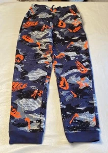 Nike Boy’s Club Fleece Navy/Crimson Printed Joggers- Size XL - Picture 1 of 4