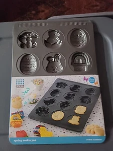 Easter Spring Cookie mold Pan Set Of 2 - Brand New Sweet Creations - Picture 1 of 2