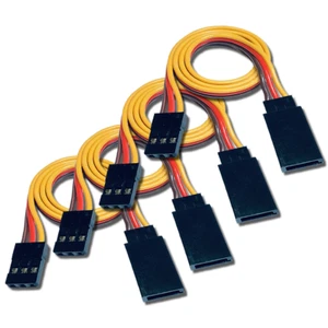 4 Stück JR Graupner Servokabel Servo Verlängerung 100cm 1000mm 1m 1 Meter 26AWG - Bild 1 von 15