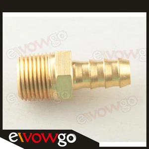 5/8" Male Brass Hose Barbs Barb To 1/2" NPT Pipe Male Thread - Picture 1 of 4