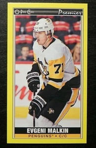 2020-21 20/21 O-Pee-Chee Premier Tallboys YELLOW P-26 Evgeni Malkin Penguins - Bild 1 von 2