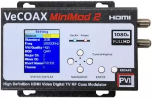 PVI VeCOAX MINIMOD-2 HDMI to RF Modulator unit NEW - Picture 1 of 4
