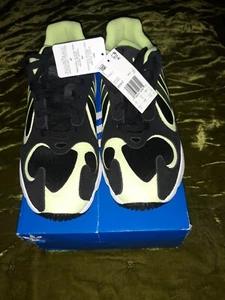 Size 10.5  - adidas Yung-1 Black Hi Res Yellow  - Picture 1 of 5