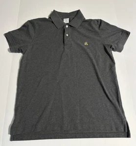 Brooks Brothers Golf Polo 1818 Original Fit Grau Kurzarm Herren Größe Medium - Bild 1 von 4