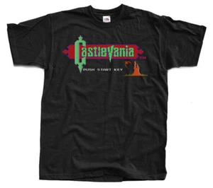 Camiseta CASTLEVANIA Nes NEGRA Arcade Famicom NINTENDO TODAS LAS TALLAS S - 5XL - Imagen 1 de 1