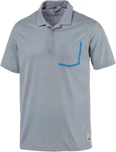 Puma Drycell Faraday Quarry Grey Golf polo shirt uk size large - Picture 1 of 4