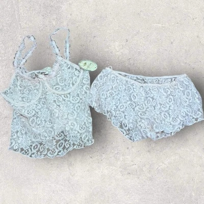 Juego camisón encaje vintage nuevo con etiquetas Foto 1 de 4