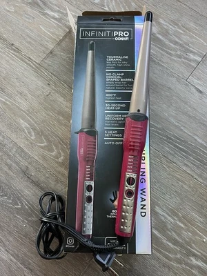 Conair  Infiniti Pro Tourmaline Ceramic Curling Wand - Pink (CD117RRN) - Image 1 of 3