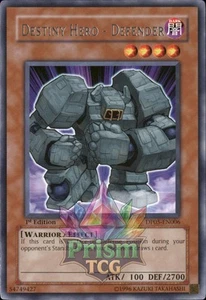 1st ed Destiny HERO - Defender rare DP05-EN006 Yugioh - Picture 1 of 1
