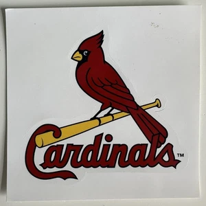St. Louis Cardinals MLB Logo Sticker Vinyl Decal White 3x3 Team Issue - Picture 1 of 1