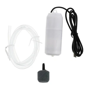 Pompa Portatile Ricarica USB Acquario Serbatoio Pesci - Foto 1 di 12