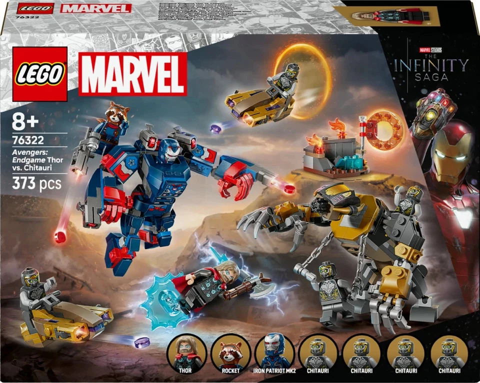 LEGO Marvel Avengers: Endgame Thor vs. Chitauri 76322 Building Toy Set New Gift - Image 1 of 1