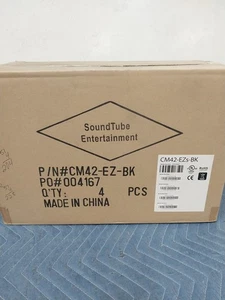 LOT OF 4 MSE-ST-CM42-EZS-BK SPEAKER - Picture 1 of 3