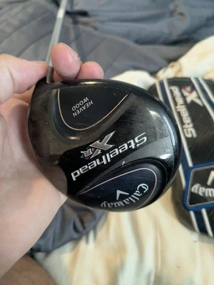 Right handed Callaway Steelhead xr Heavenwood. senior A .headcover - Image 1 of 4