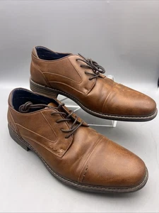 B52 By Bullboxer Carson Oxford Casual Shoes Mens Sz 12 Cognac - Picture 1 of 11