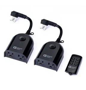 (2-Pk) Commercial Electric Wireless Indoor/Outdoor Remote Control with 2 Rev New - Picture 1 of 8